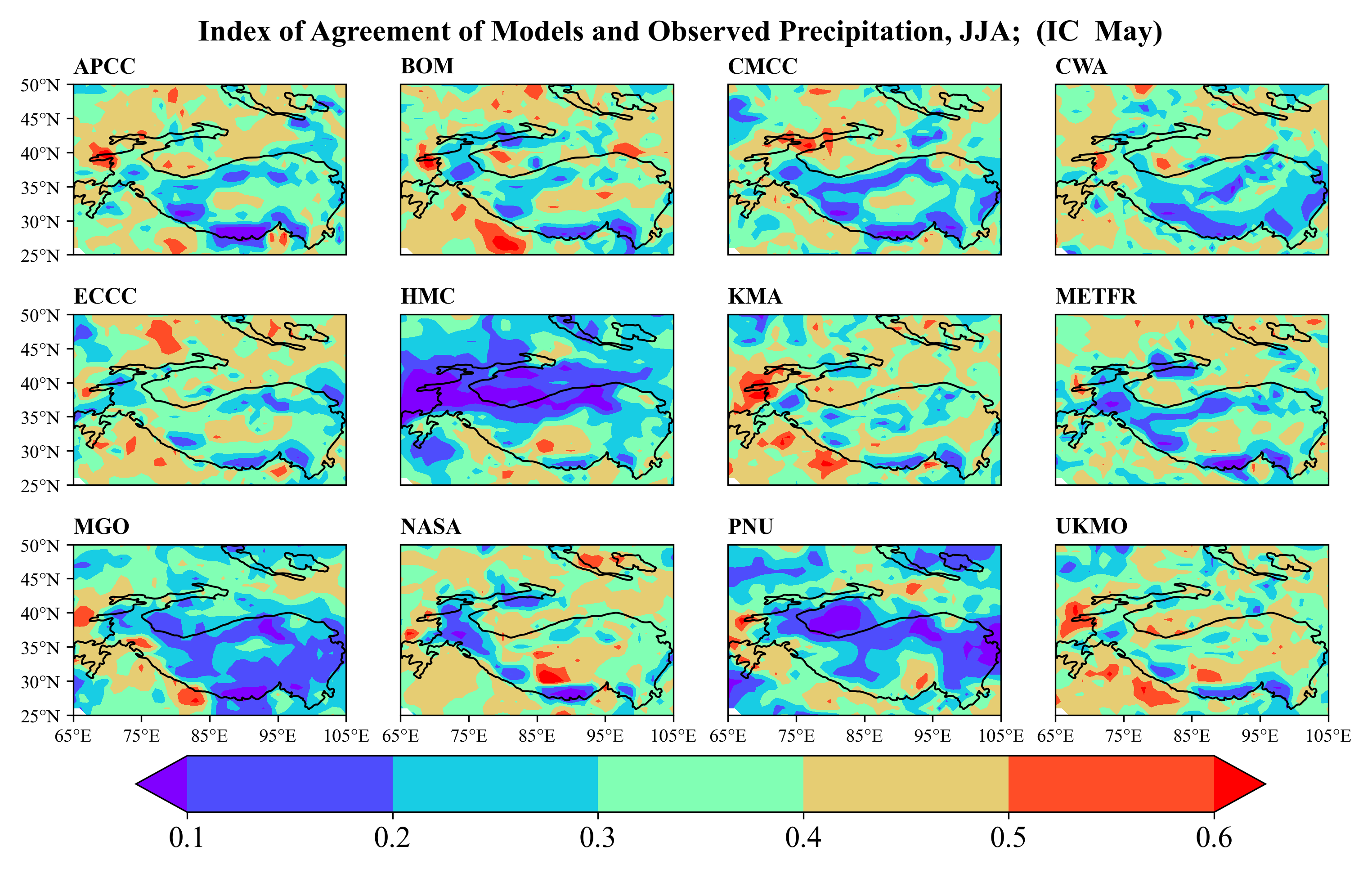 Precipitation JJA Figure 2