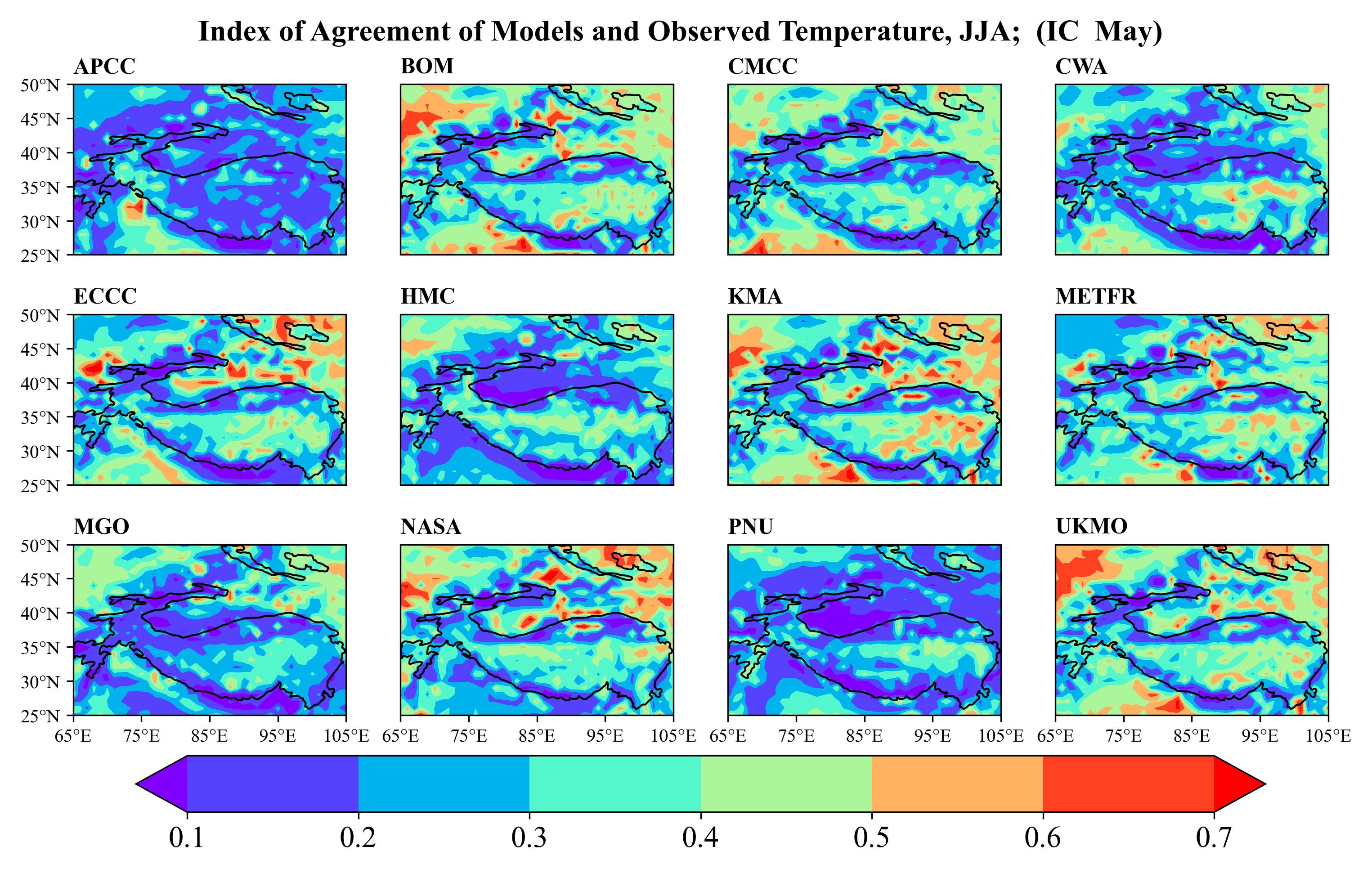 Temperature JJA Figure 2
